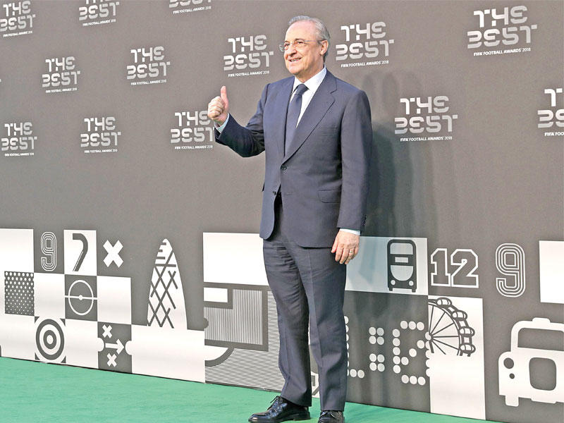 فلورنتينو بيريز رئيس نادي ريال مدريد