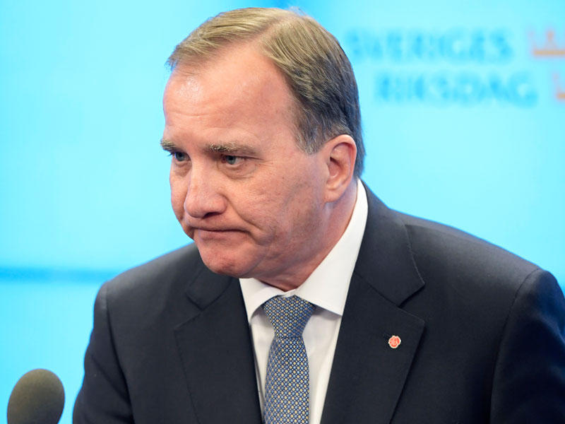  رئيس الوزراء السويدي الاشتراكي الديمقراطي ستيفان لوفن