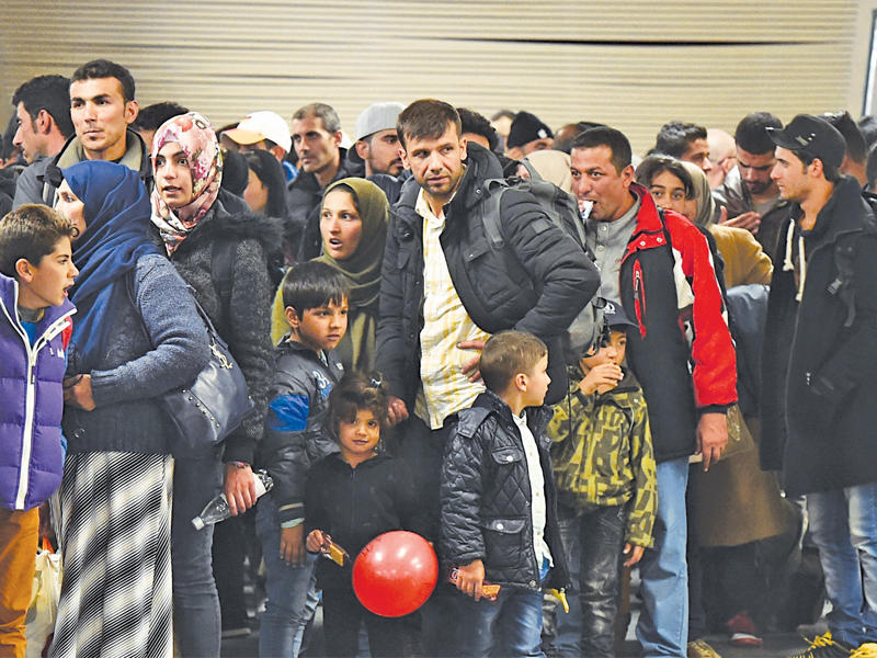 اللاجئون في السويد n