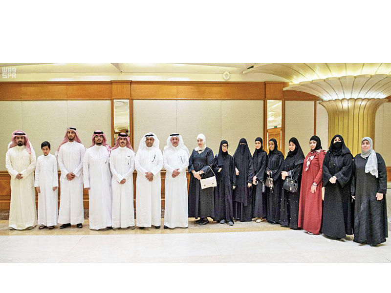 جانب من الطلبة السعوديين في الكويت