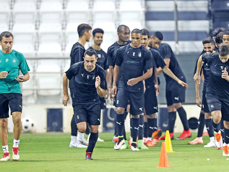 جانب من تدريبات السد الأخيرة