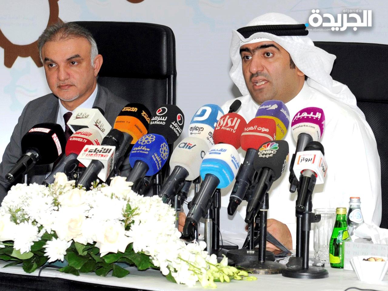 الروضان خلال المؤتمر الصحفي