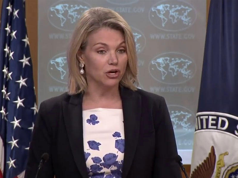 هيذر ناويرت الناطقة باسم وزارة الخارجية الأميركية  