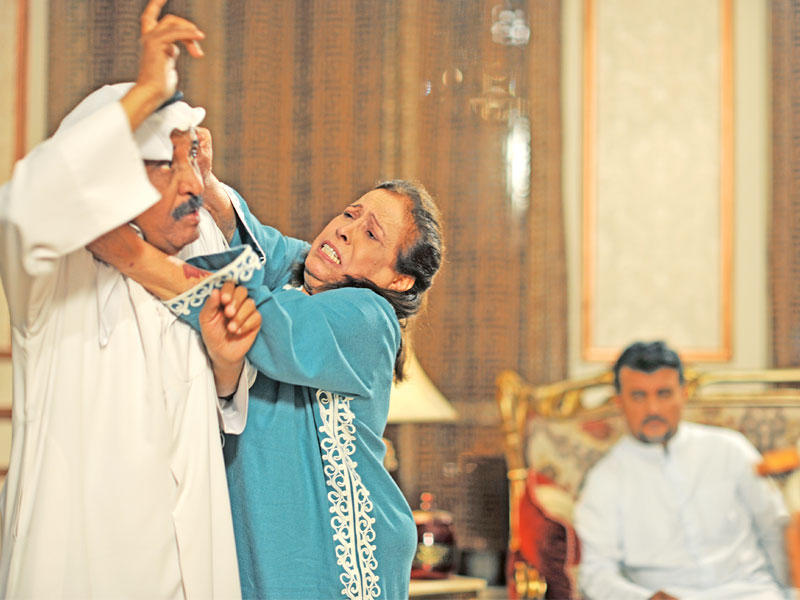 الفهد مع محمد جابر في أحد المشاهد