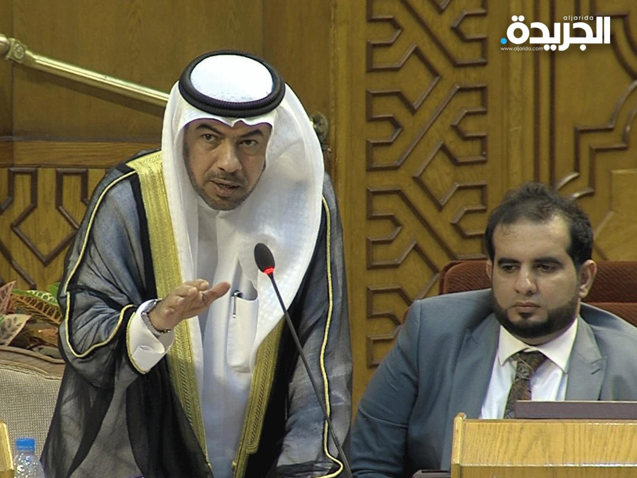 الدقباسي في مداخلة أمام الجلسة العامة للبرلمان العربي