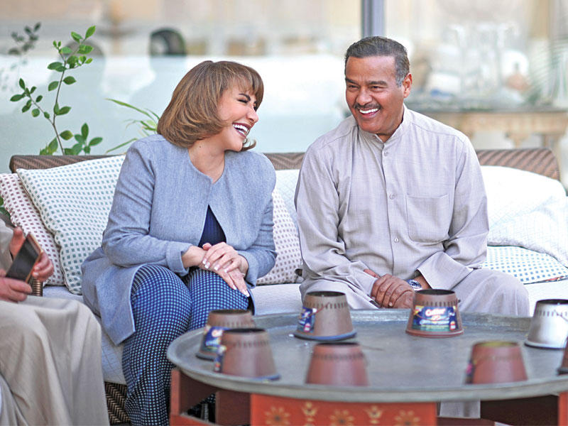 عبد الرحمن العقل مع هدى حسين في « عطر الروح»