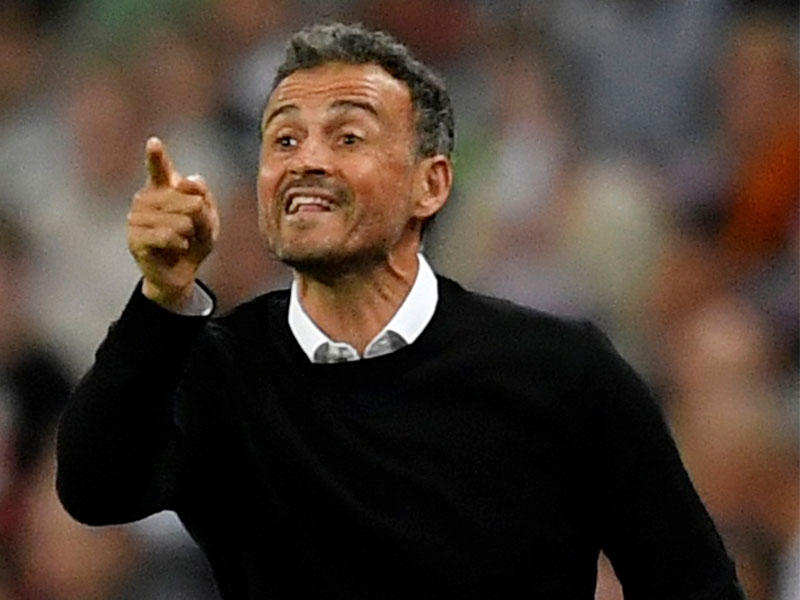 لويس إنريكي المدير الفني للمنتخب الإسباني لكرة القدم