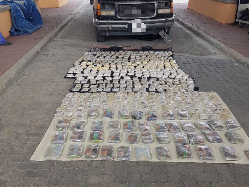 جانب من المضبوطات