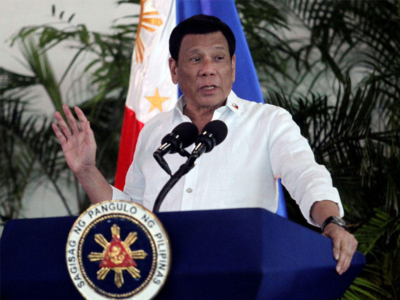 الرئيس الفلبيني رودريغو دوتيرتي