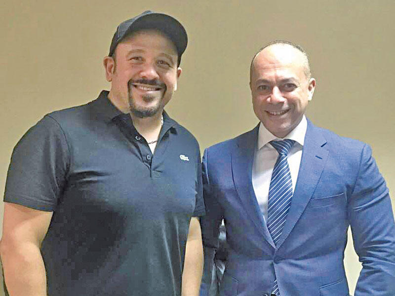 تامر مرسي وهشام عباس