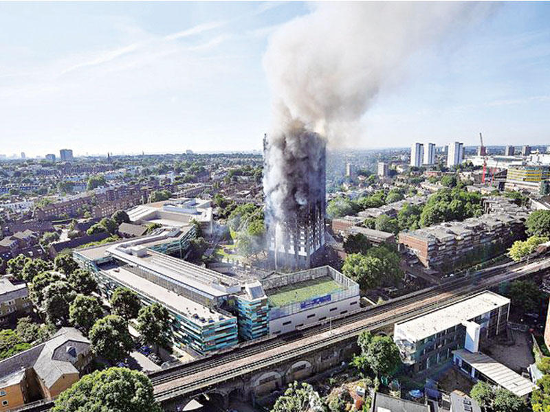 حريق «غرينفيل»