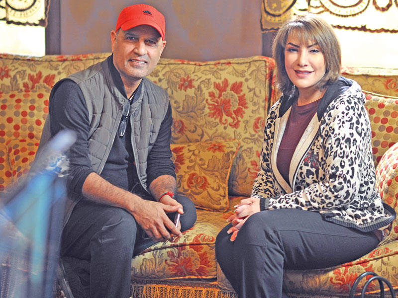 محمد القفاص مع هدى حسين في «عطر الروح»