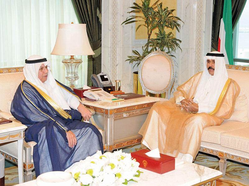 ولي العهد مستقبلاً الجراح أمس