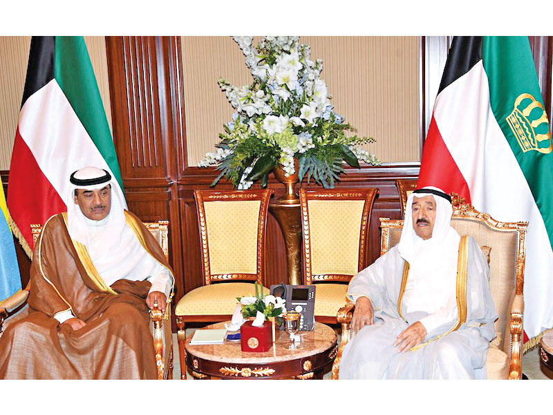 الأمير مستقبلاً صباح الخالد أمس