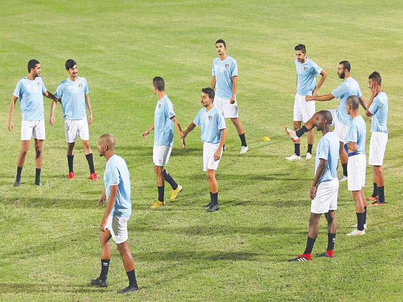 جانب من تدريب سابق لـ«الأولمبي»