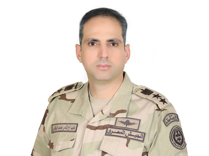 العقيد تامر الرفاعي المتحدث العسكري للقوات المسلحة المصرية