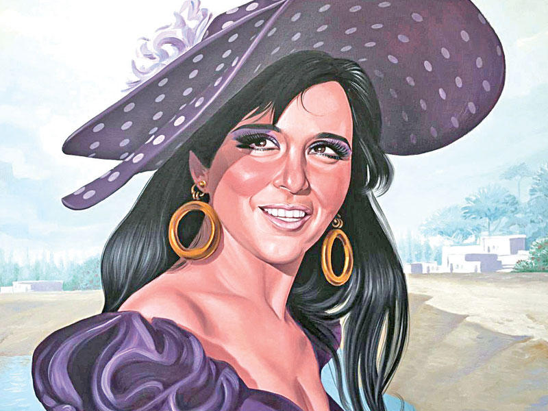 سعاد حسني بريشة عمرو فهمي