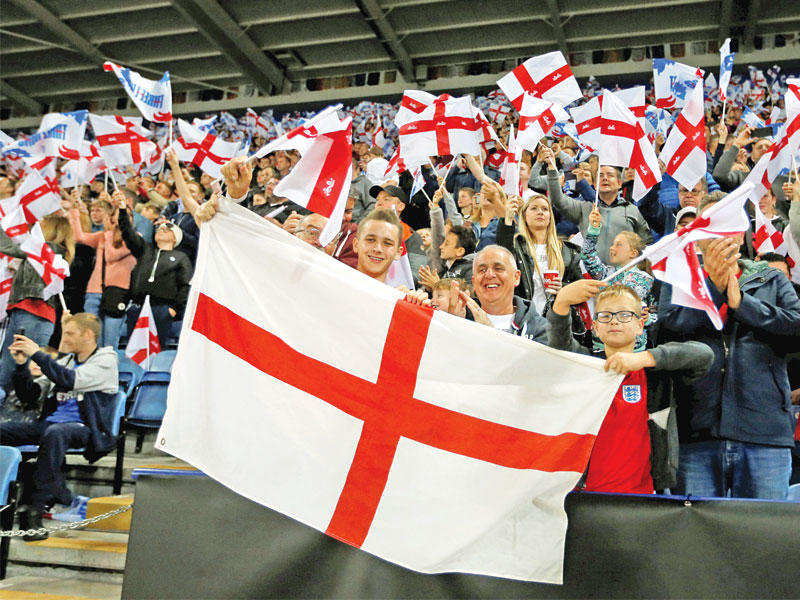 جماهير المنتخب الإنكليزي