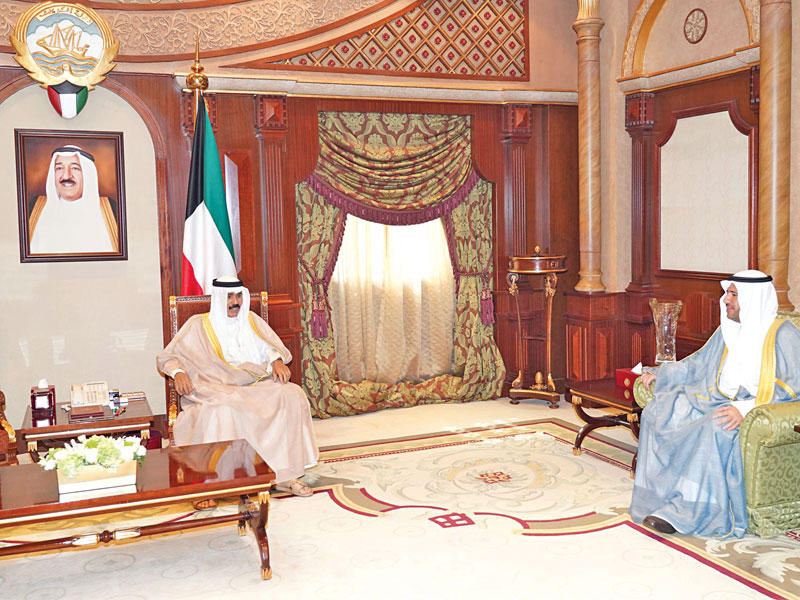 ولي العهد مستقبلاً عبدالله الأحمد أمس