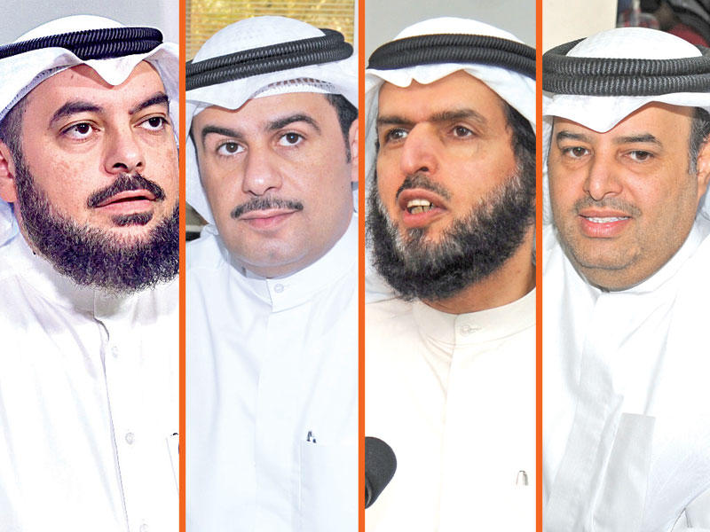 مبارك الحجرف و عادل الدمخي و ثامر السويط و جمعان الحربش