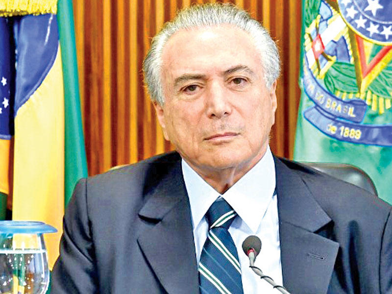 الرئيس البرازيلي ميشال تامر