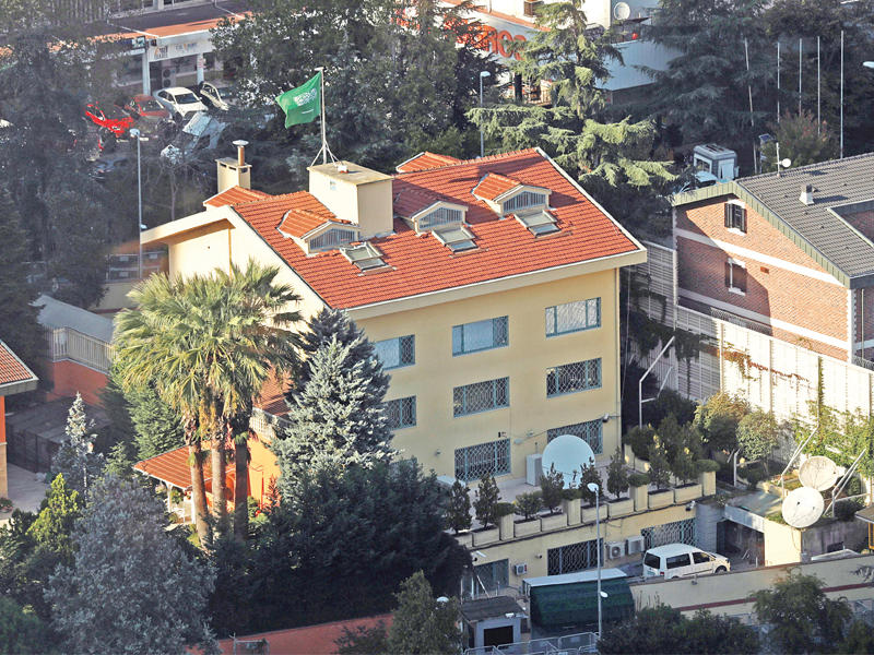 القنصلية السعودية في إسطنبول (رويترز)