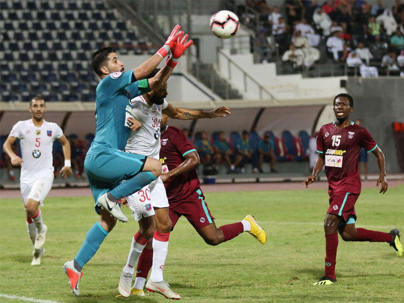 جانب من مباراة الكويت والنصر (تصوير جورج رجي)