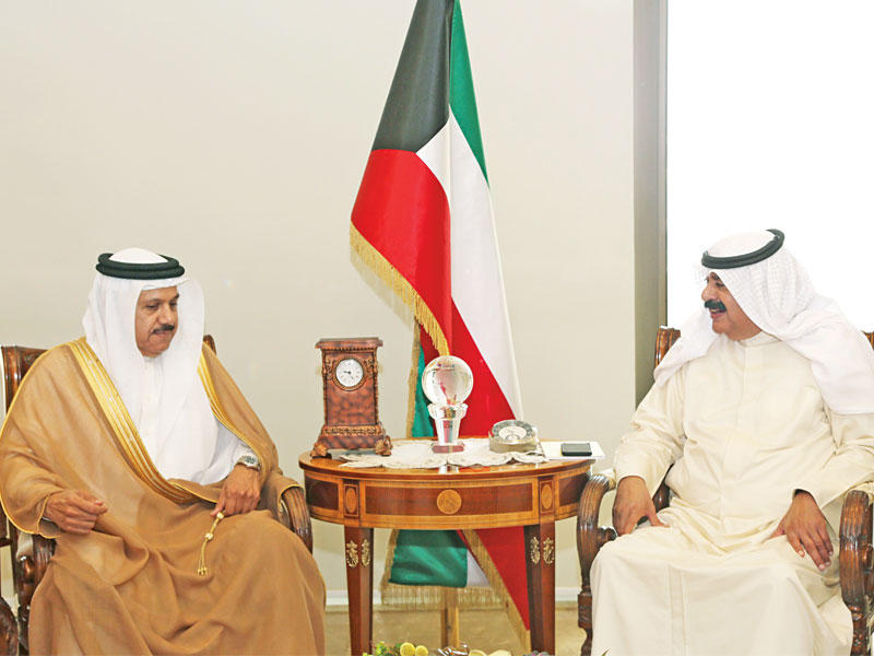 الجارالله مستقبلاً الزياني أمس