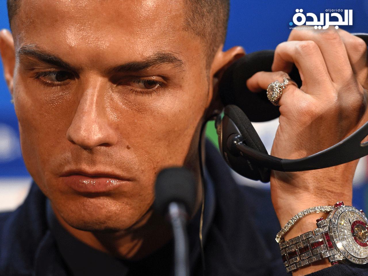 رونالدو خلال المؤتمر الصحفي