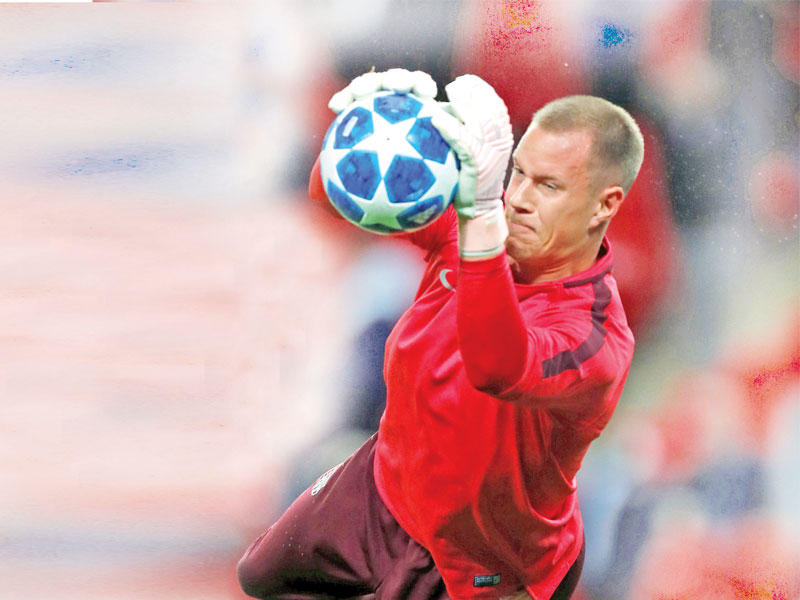 شتيغن حارس مرمى برشلونة