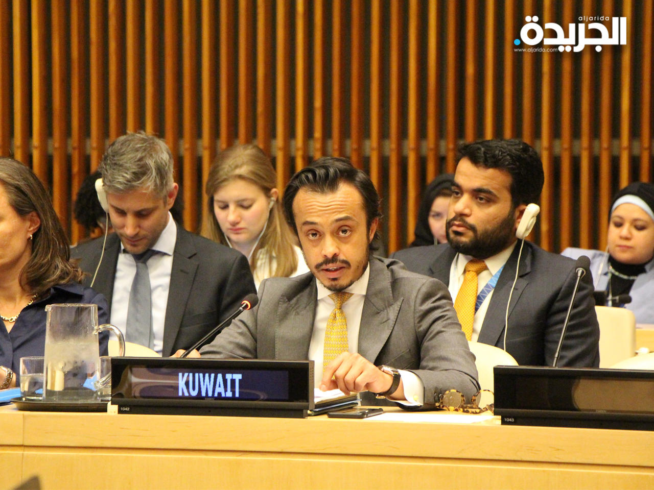 المستشار بوفد الكويت الدائم لدى الأمم المتحدة نواف الأحمد
