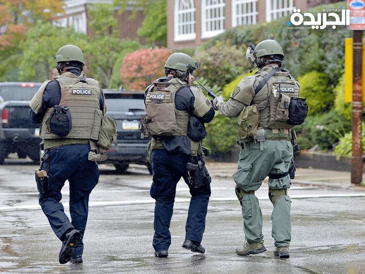 موقع حادث اطلاق النار