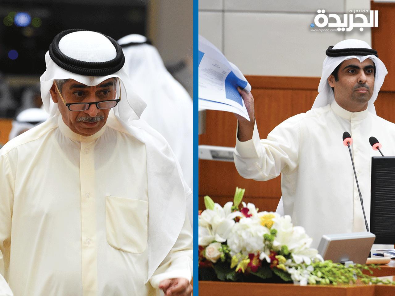 العدساني والخرافي اثناء الإستجواب 