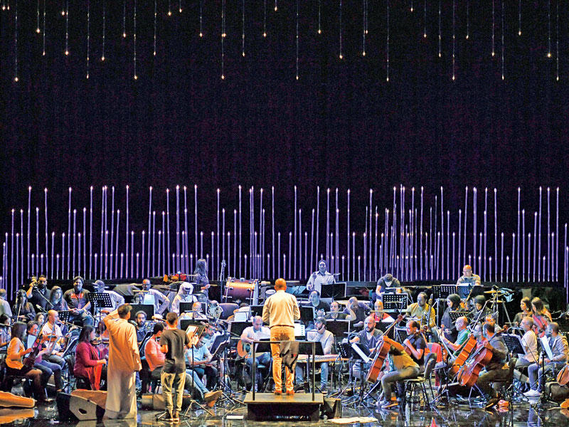 جانب من البروفات 