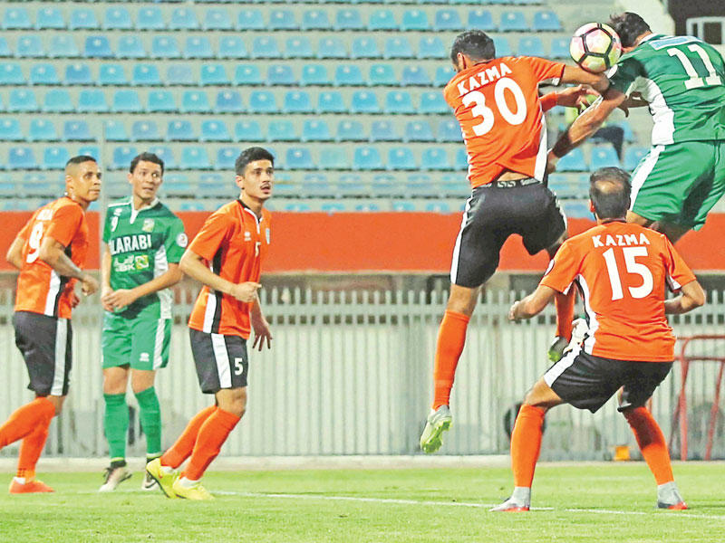  العربي وكاظمة في منافسات الموسم الماضي