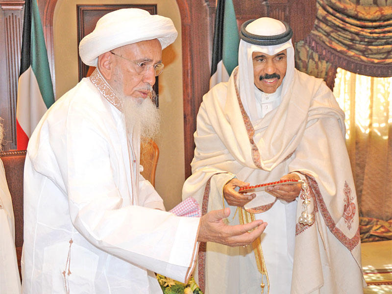 ولي العهد مستقبلاً سلطان البهرة أمس