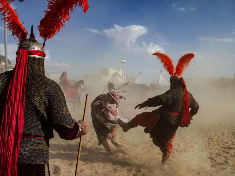 إعادة تمثيل لواقعة الطف بمناسبة أربعين الإمام الحسين في أصفهان    (ارنا) 