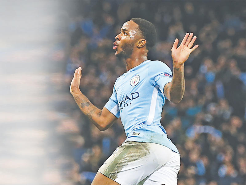 رحيم سترلينغ مهاجم مانشستر سيتي