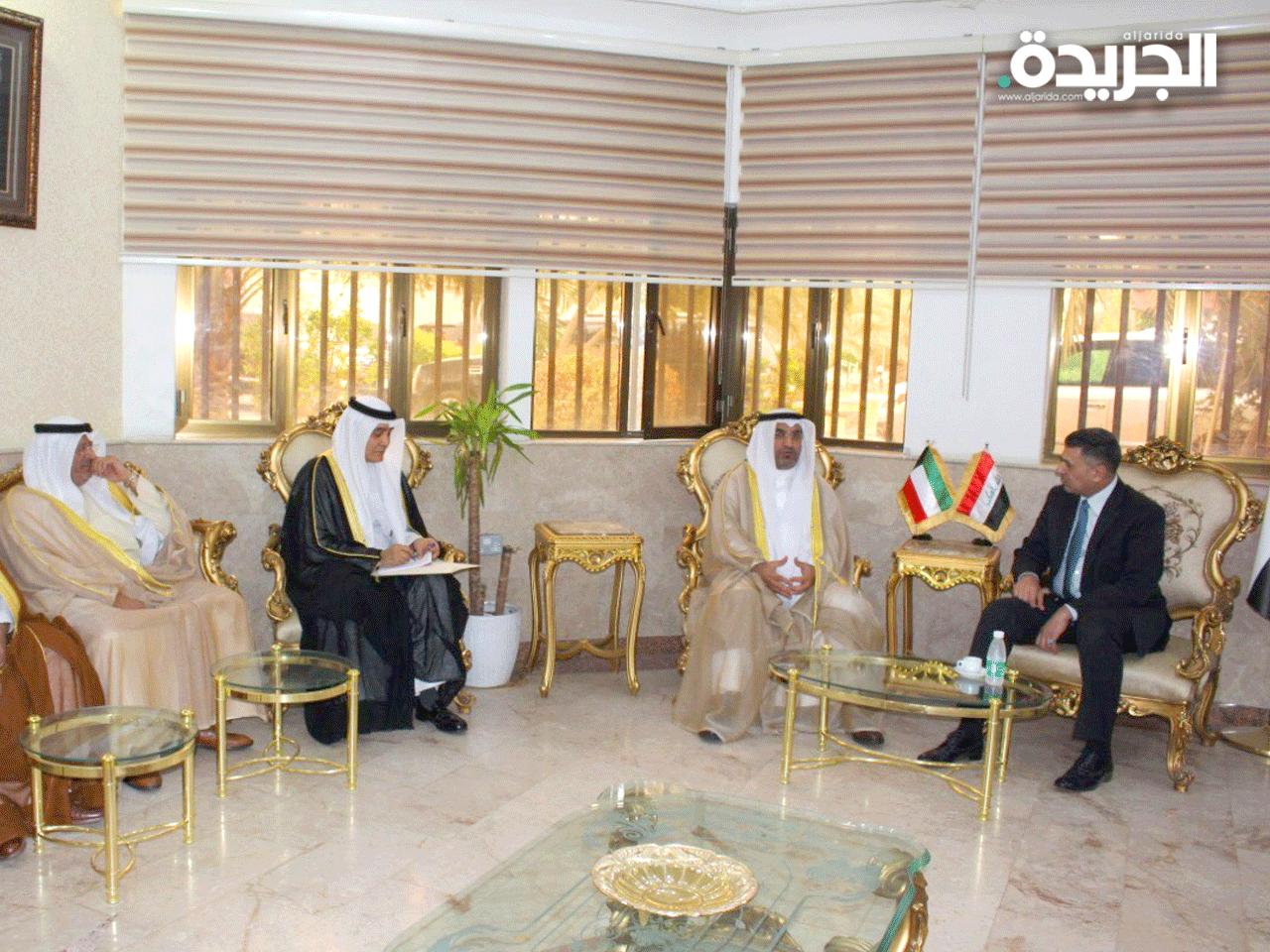  السفير ابداح الدوسري يقدم أوراق اعتماده قنصلا عاما لدولة الكويت إلى محافظ البصرة اسعد العيداني