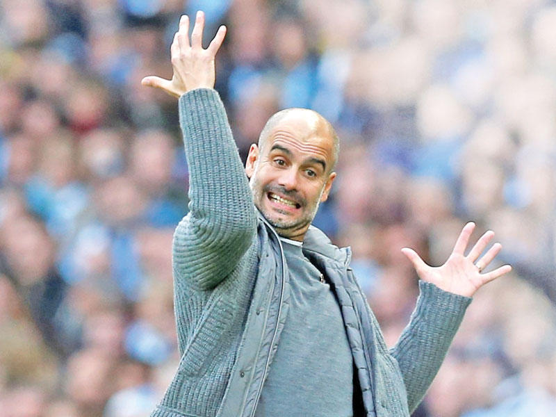 مدرب مانشستر سيتي الإنكليزي، جوسيب غوارديولا