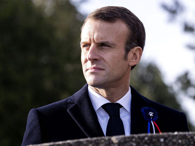 الرئيس الفرنسي إيمانويل ماكرون