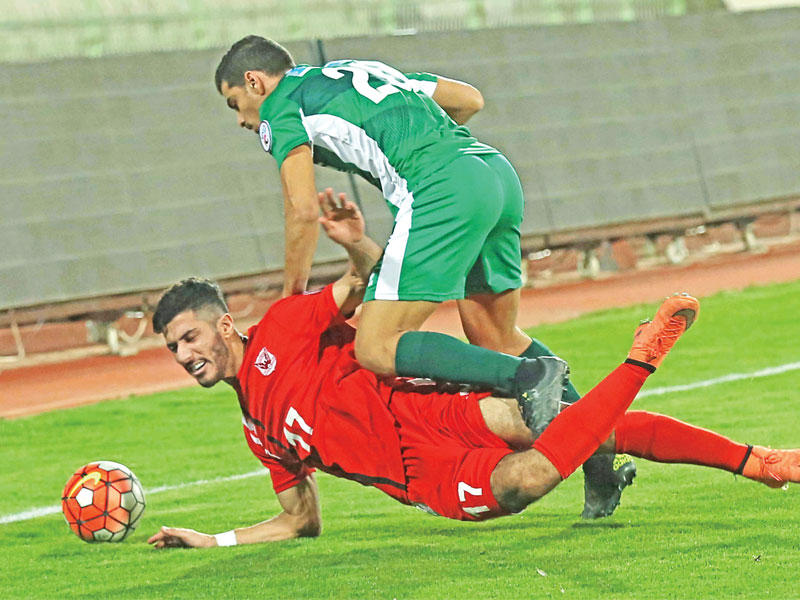 العربي والفحيحيل في لقاء من الموسم الماضيn