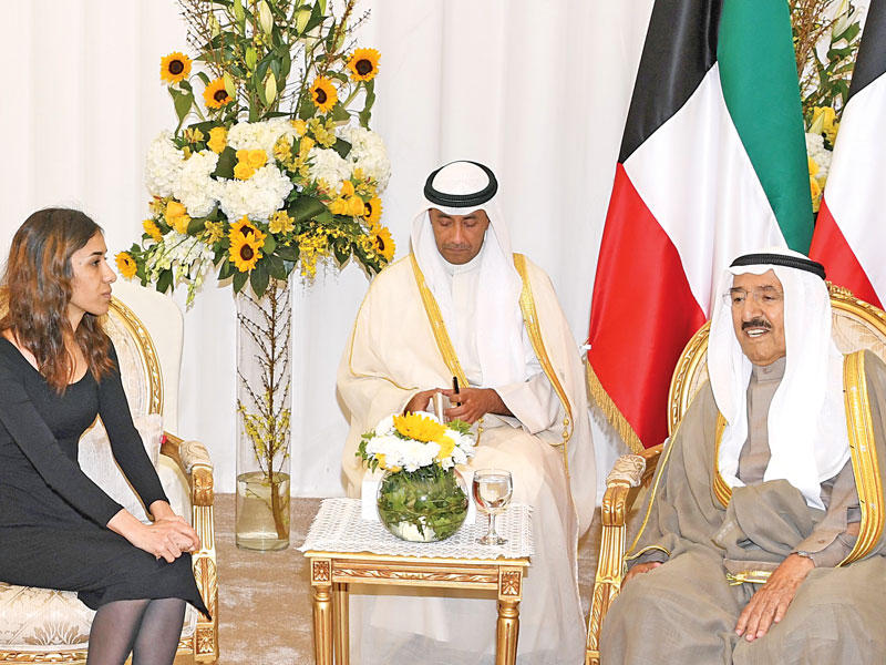 الأمير مستقبلاً نادية مراد أمس