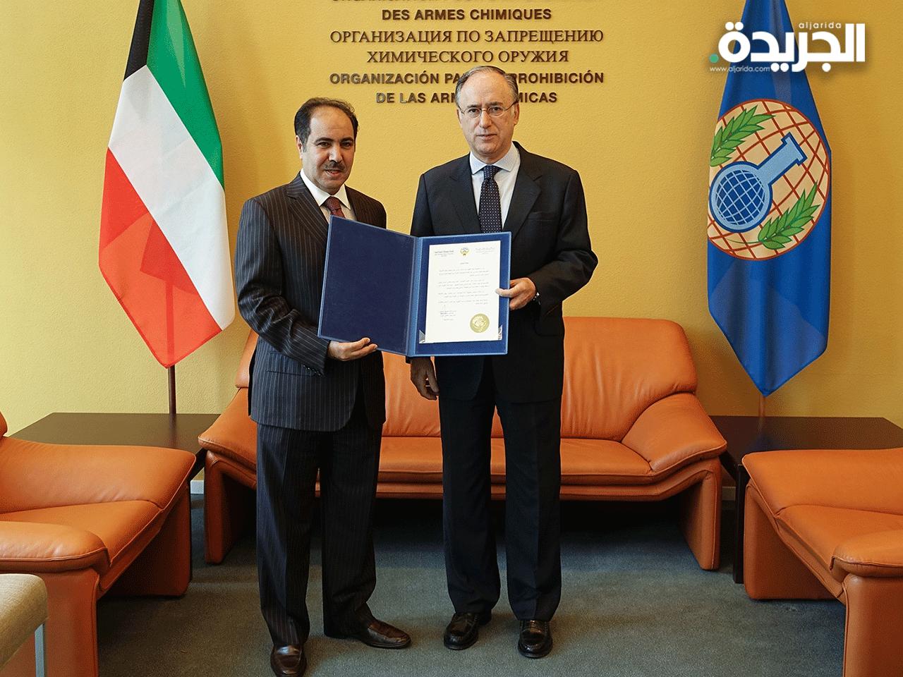 السفير العتيبي يقدم اوراق اعتماده الى المدير العام فرناندو أرياس