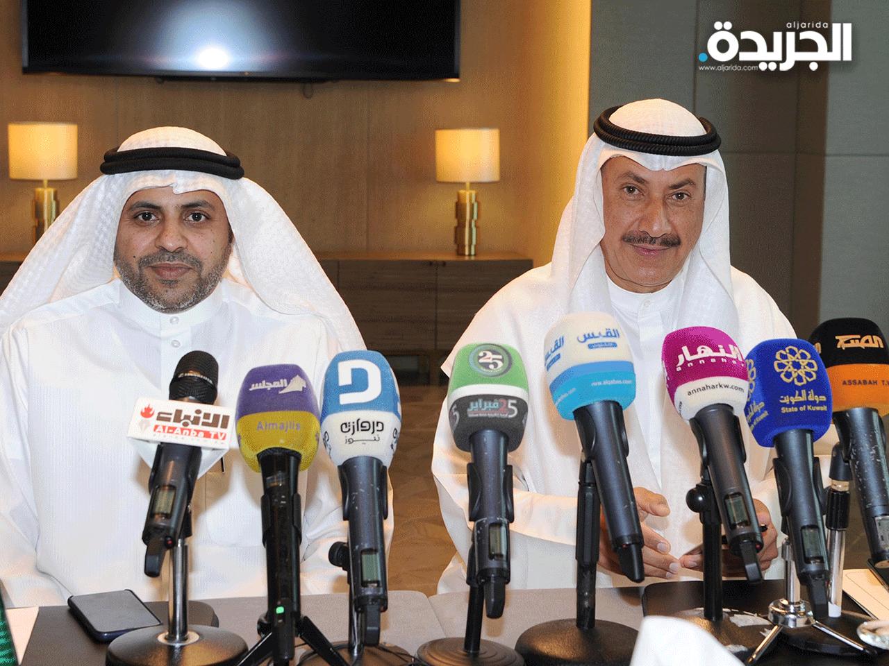 الرومي والجبري خلال المؤتمر الصحافي 