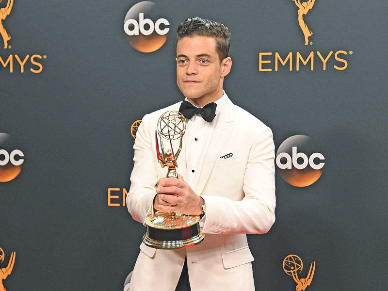  الفنان الأميركي رامي مالك