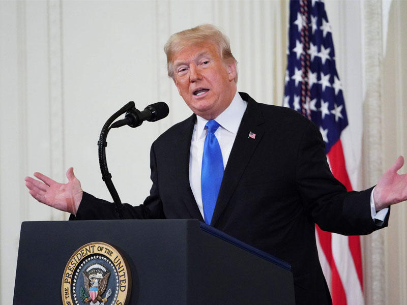  الرئيس الأمريكي دونالد ترامب