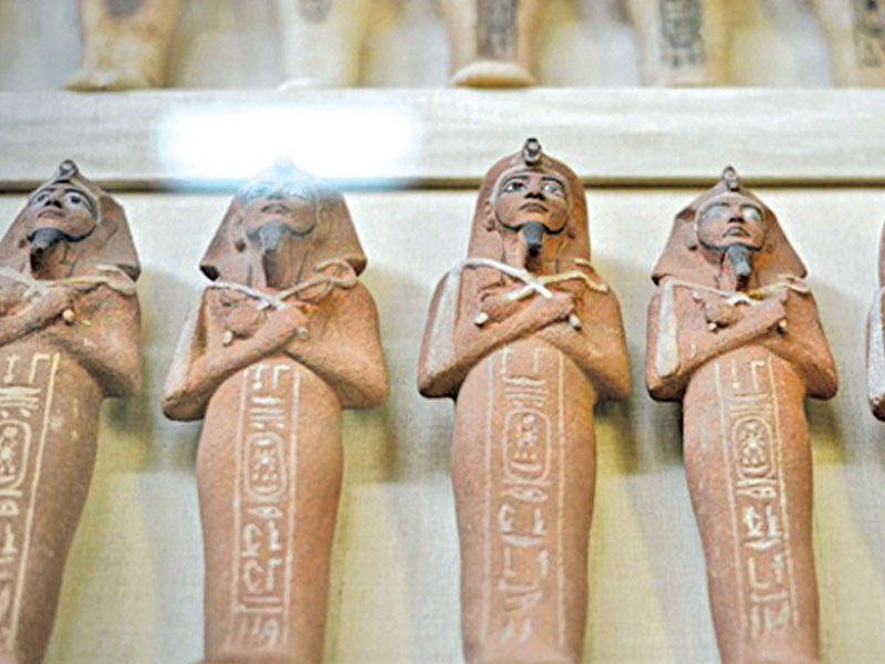 من معرض المضبوطات الأثرية