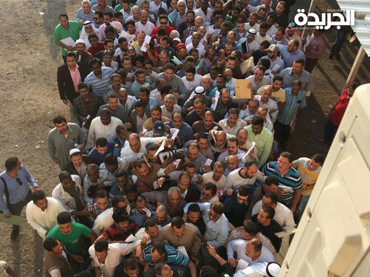 جانب من الازدحام