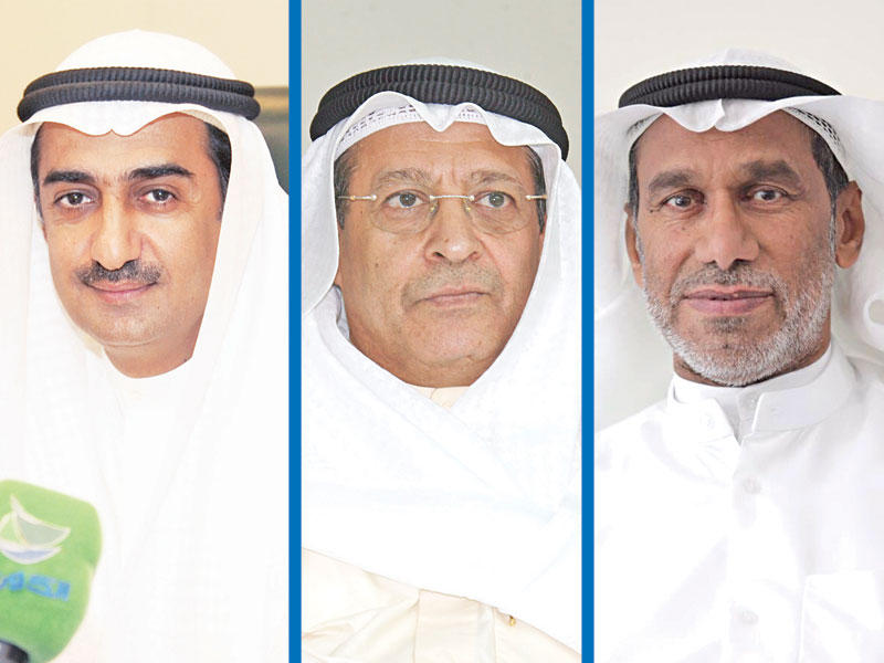 محمد المقاطع , بدر الخليفة , يوسف العلي